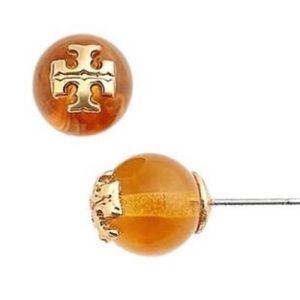 TORY BURCH • Amber Evie Logo Earrings